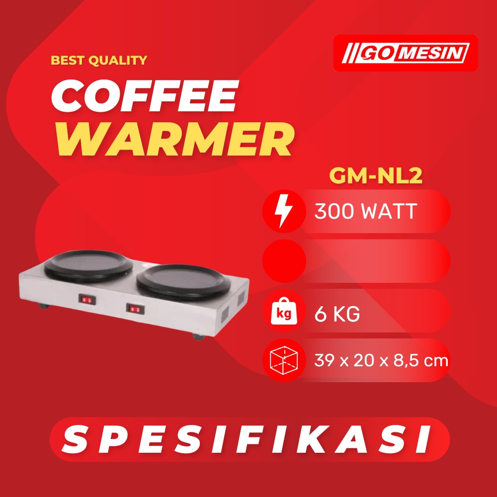 Coffee Warmer GM-NL2 2 Coffee Warmer GM NL 2