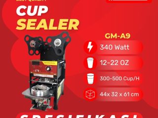 Cup Sealer GM-A9 Mesin Press Cup
