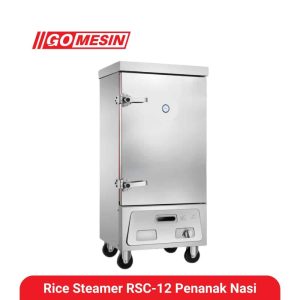 Mesin Rice Steamer RSC-12 untuk Pengukusan Nasi Komersial UMKM